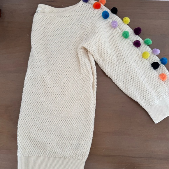 Anthropologie Emilia Pommed Pullover Boho Unique - Picture 7 of 13